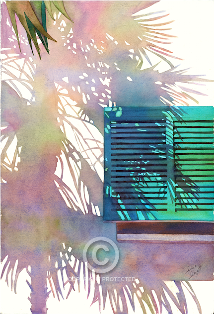 World Renowned And Award Winning Watercolor Artist - Anne Abgott Shadows (1000x630), Png Download