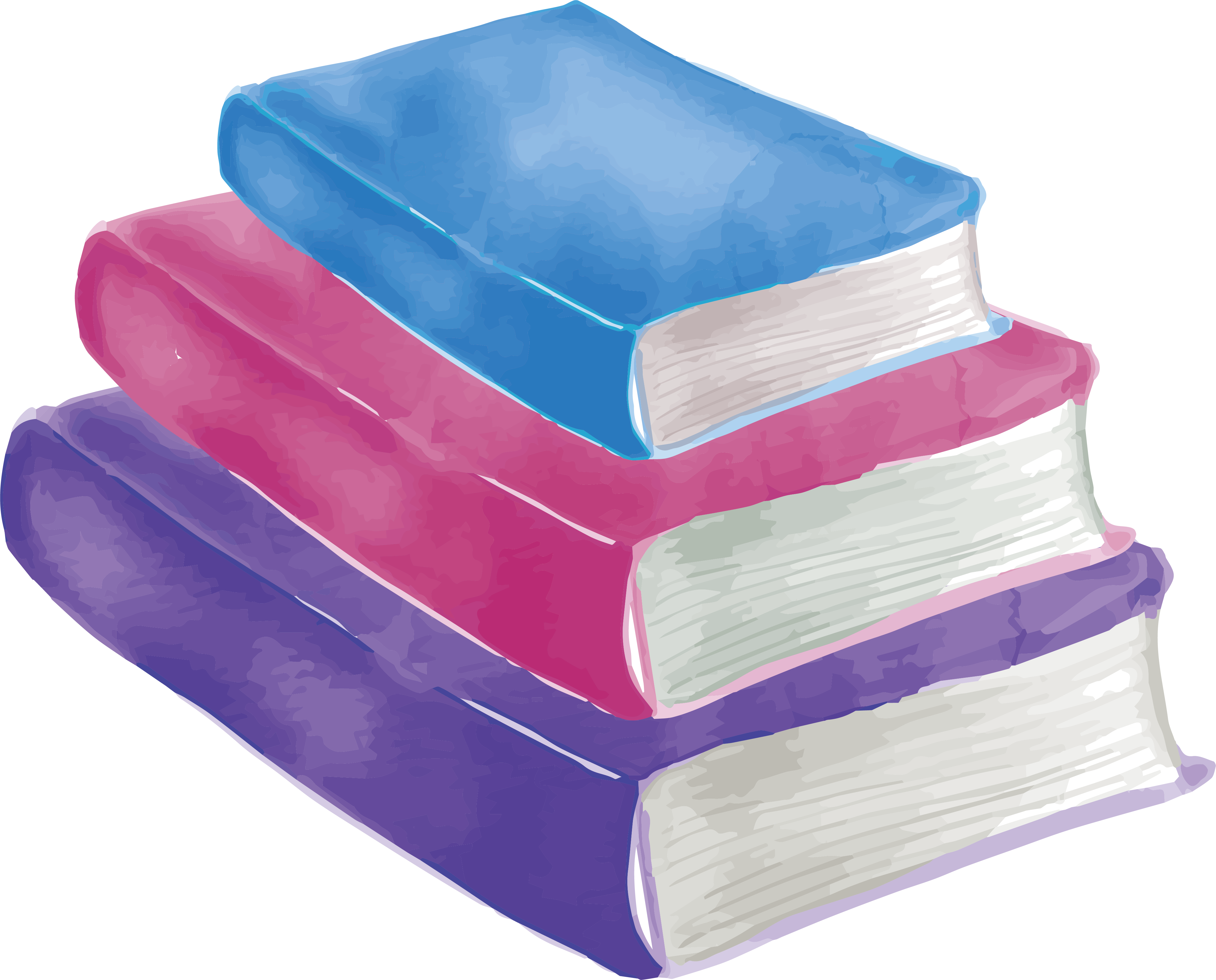 Hail No Going Down Hard - Book Watercolor Png (4185x3372), Png Download
