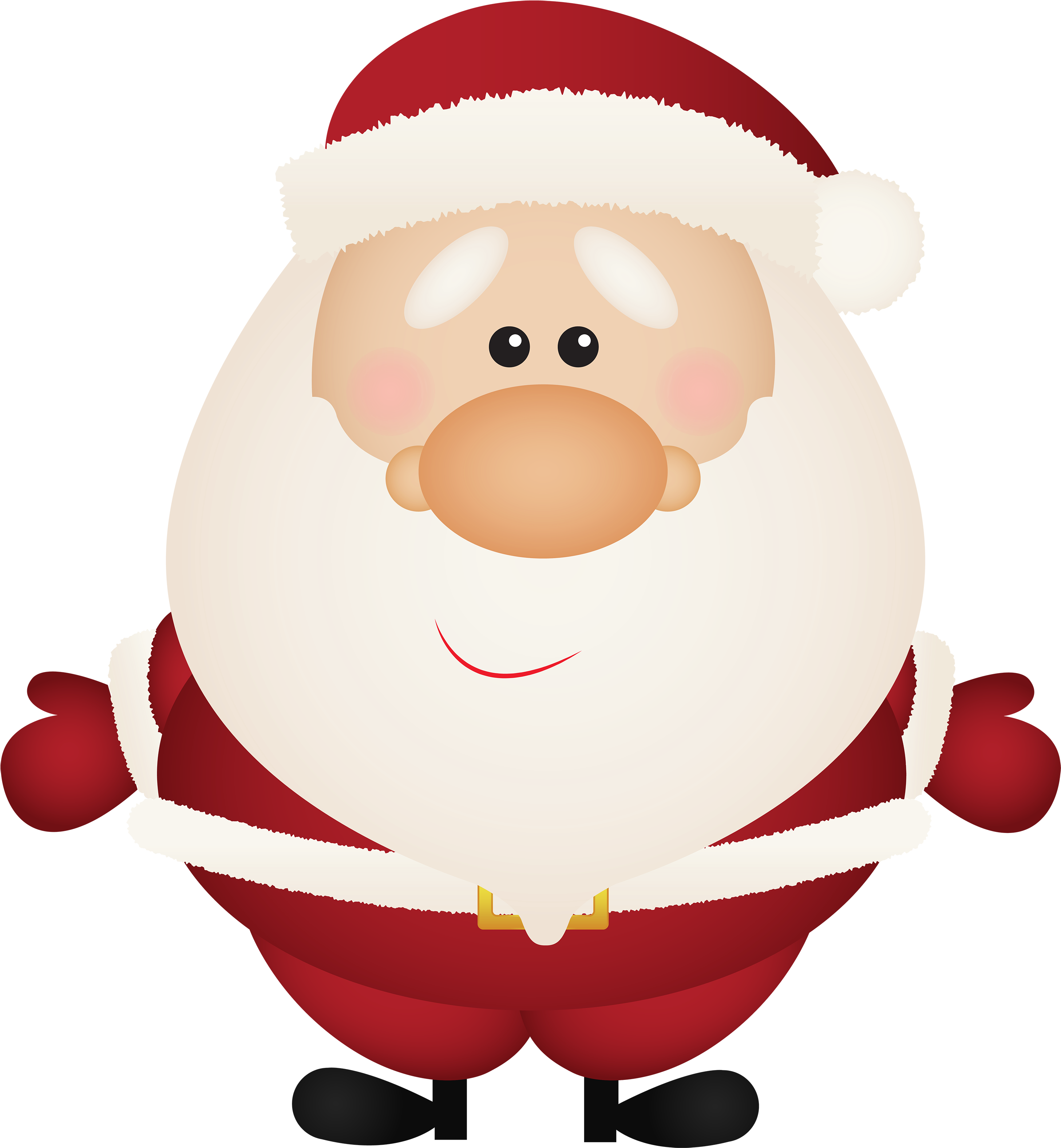 Santa Claus Cartoon Png Clipart - Santa Claus Cartoon Png (3000x3245), Png Download