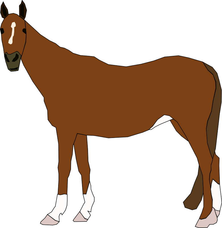 Arabian Horse Pony Equestrianism Clip Art - Horse Clipart Free (582x596), Png Download