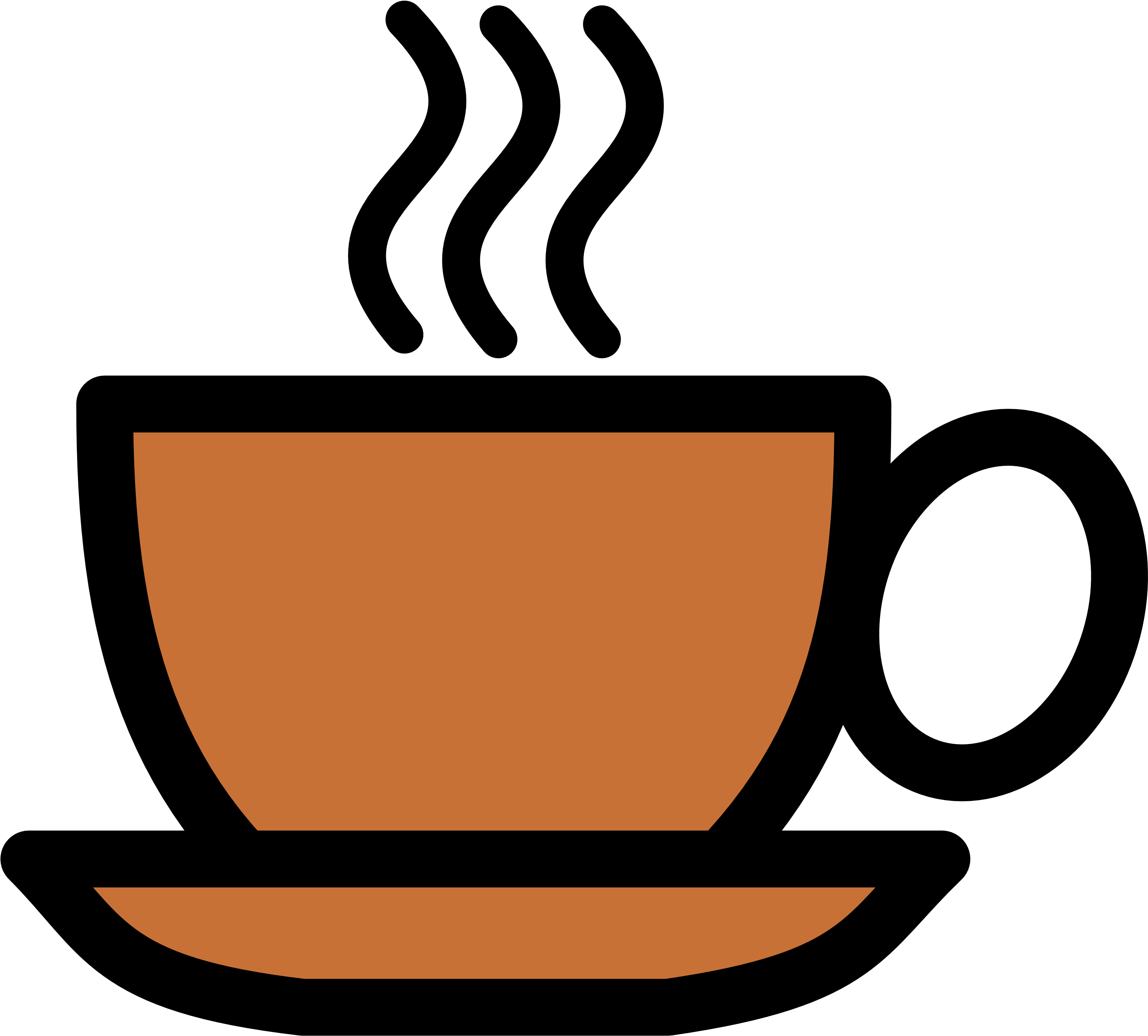 Drinking Coffee Clipart - Coffee Clipart (3333x3333), Png Download