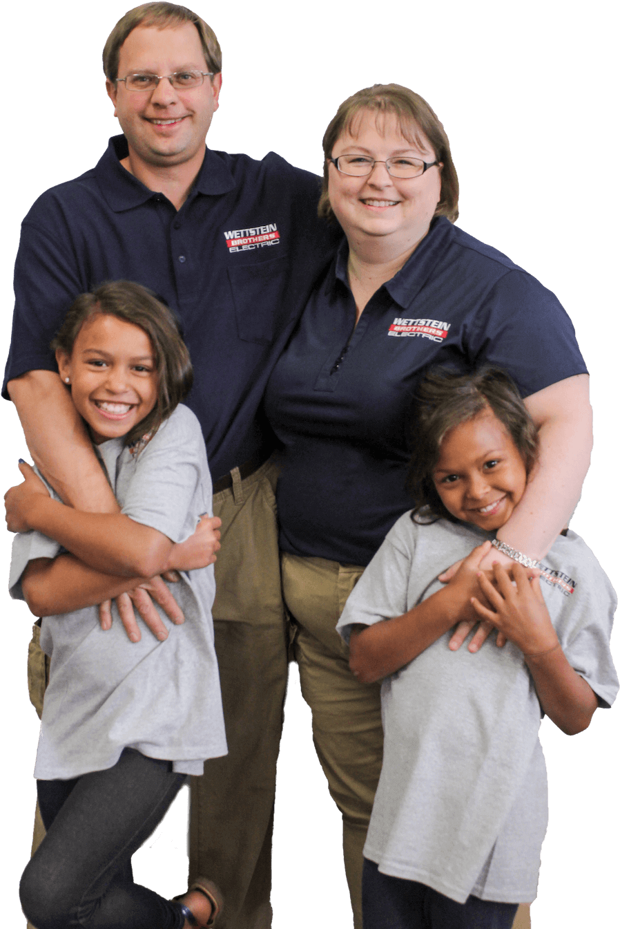 Andy, Amy, And Their Kids - Family (1000x1500), Png Download