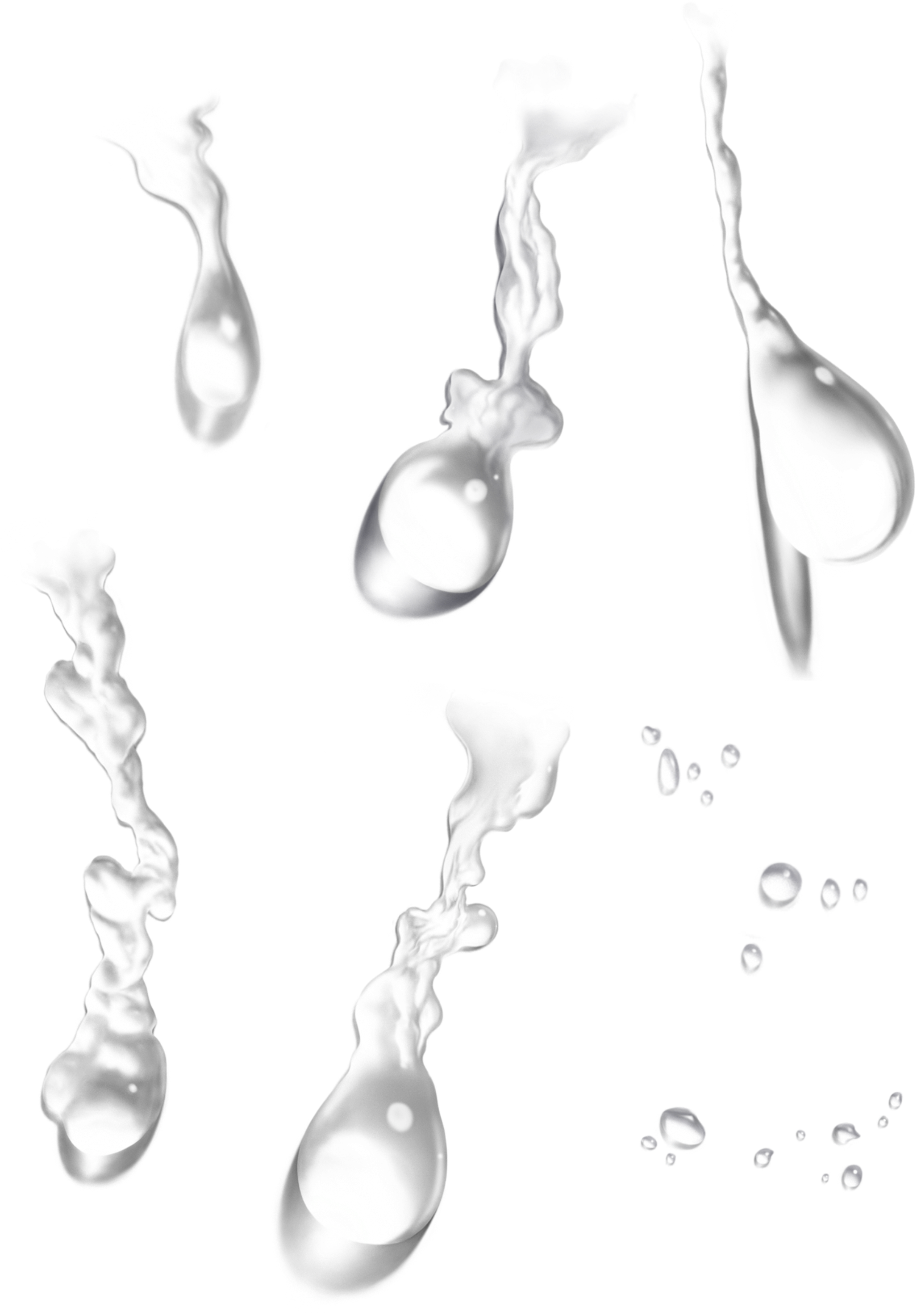 Free Icons Png - Transparent Water Drop Png (1644x2100), Png Download