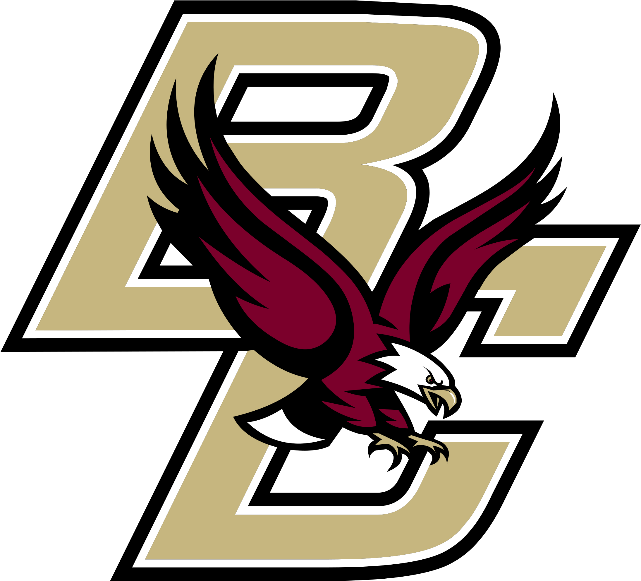 Boston College Eagles Logo Png Transparent - Boston College Eagles (2400x2400), Png Download