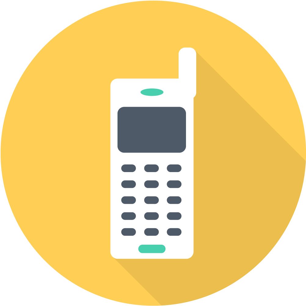 Download Png Ico Icns - Old Cell Phone Icon (1024x1024), Png Download