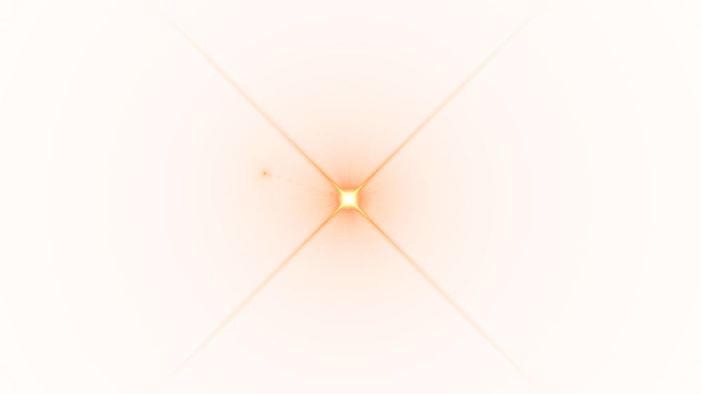 Share This Image - Lens Flare Orange Png (1000x563), Png Download
