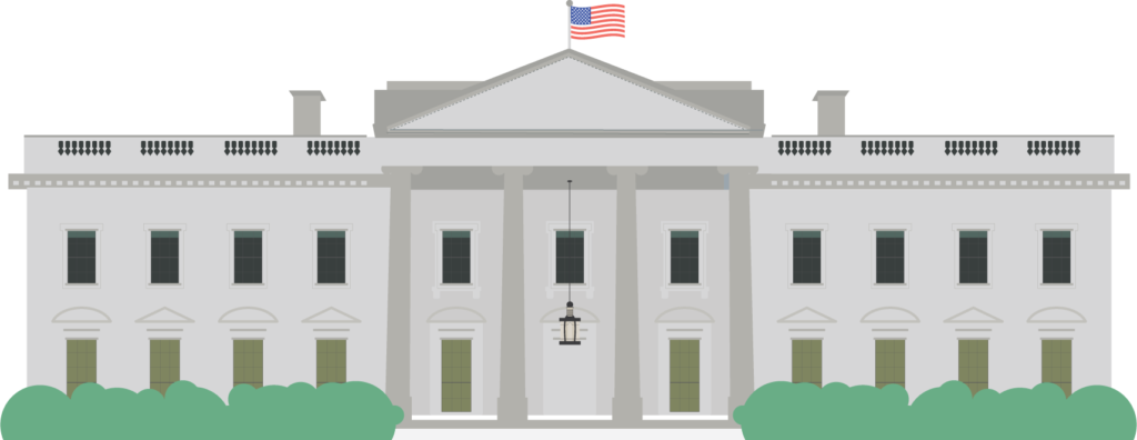 Free White House Png Hd - White House Png (1024x396), Png Download