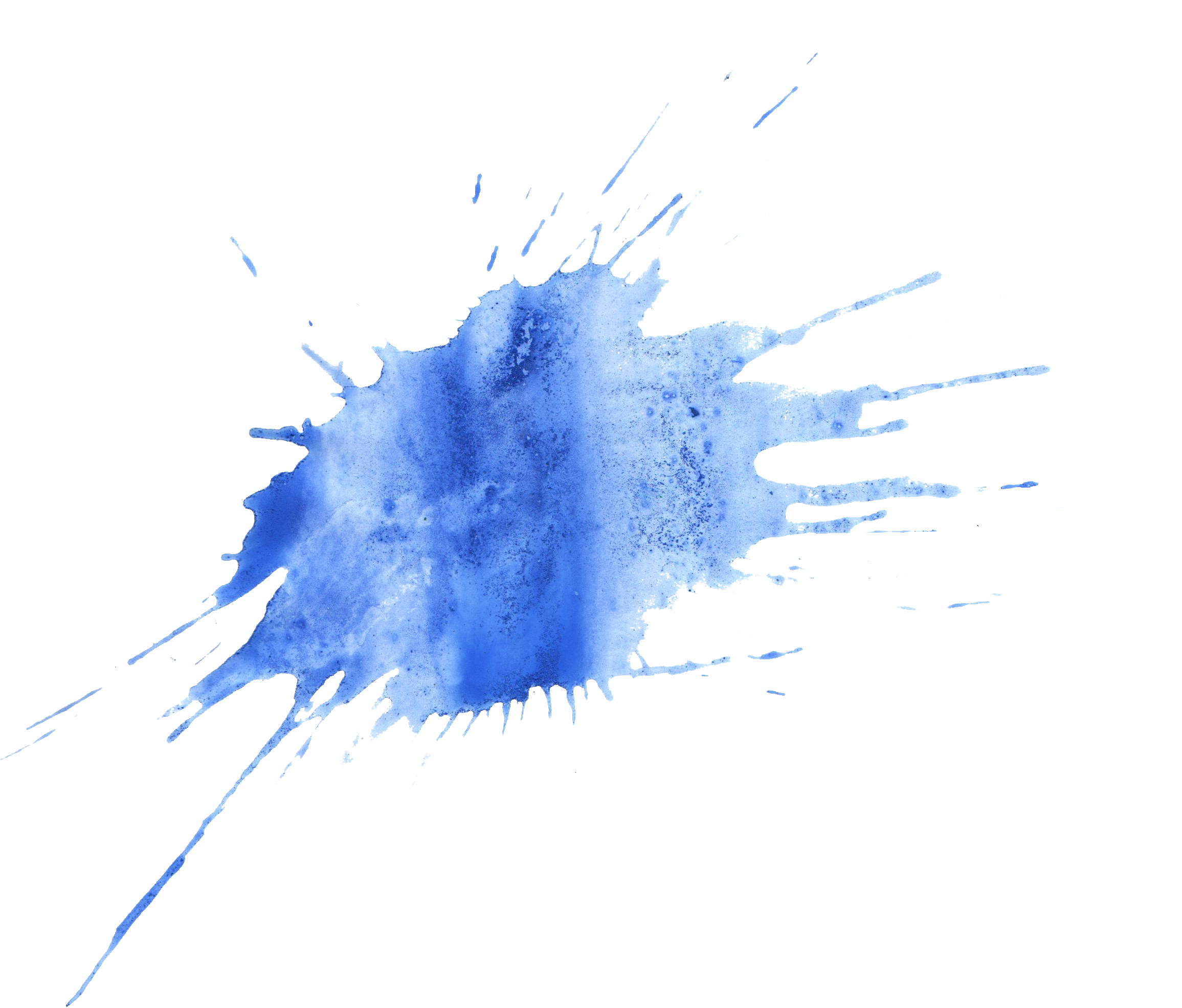 Clipart Black And White Png Watercolor Splatter Transparent - Watercolor Painting (2311x1972), Png Download