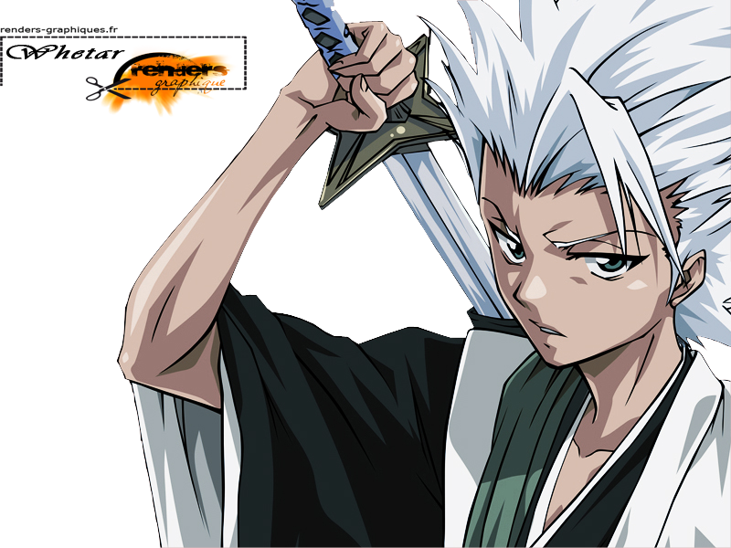 Renders Bleach, Toshiro, Hitsugaya, Toshiro Hitsugaya - Toushiro Hitsugaya Bleach Anime Art 32x24 Print Poster (800x600), Png Download