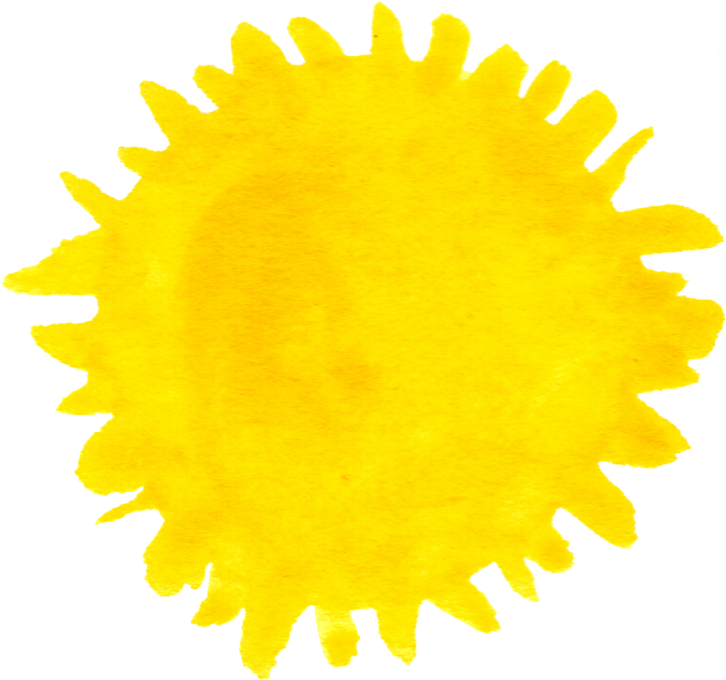 10 Watercolor Sun - Sun Watercolour Transparent Png (1092x1032), Png Download