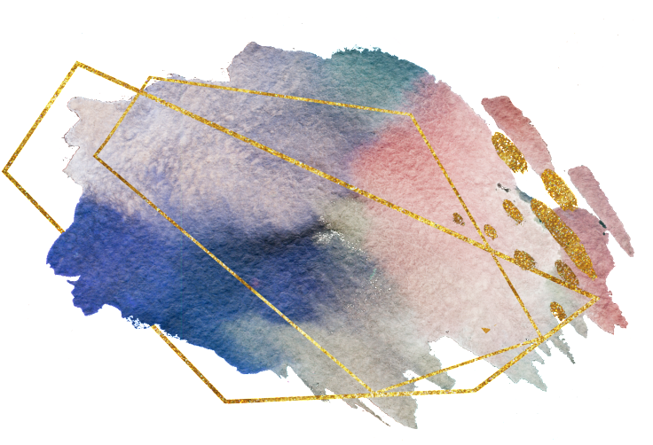 This Backgrounds Is Watercolor Clouds Golden Lines - Watercolor Painting (1024x870), Png Download