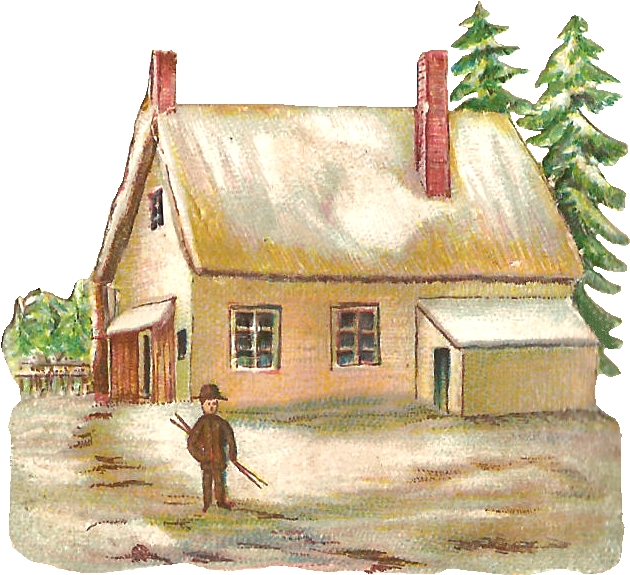 Winter House Png Picture - English Country House (905x787), Png Download