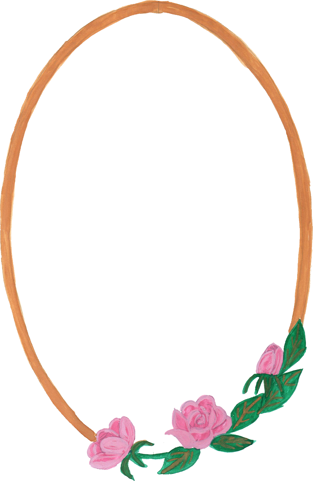 Free Download - Watercolor Frame Kisspng (1024x1574), Png Download