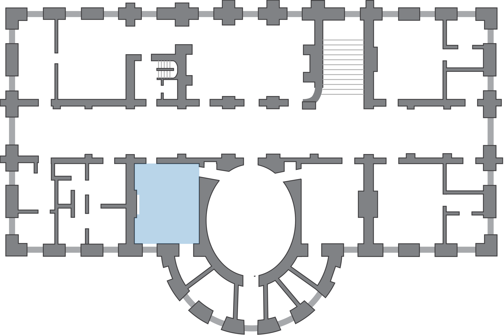 Download HD Open - Whitehouse Diplomatic Reception Room Floor Plan  Transparent PNG Image - NicePNG.com, image size:2000x1329