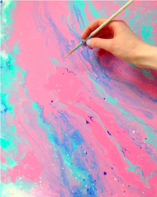 Get High And Watch This Painting Instagram - Painting (800x926), Png Download