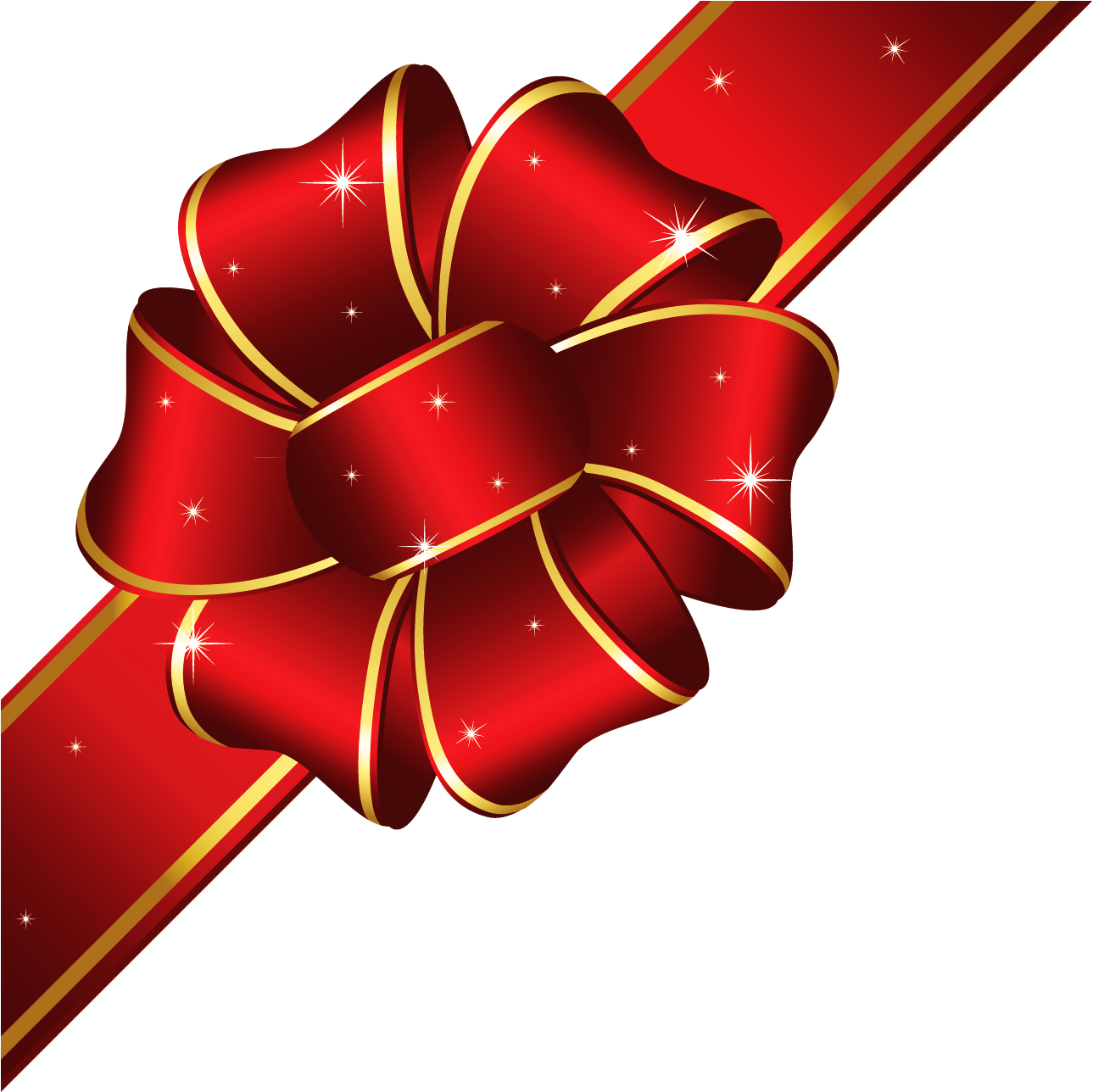 Gift Red Ribbon Png Image - Red Gift Bow Png (1872x1884), Png Download