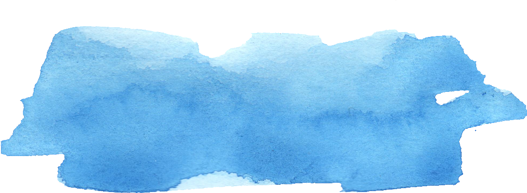 Free Download - Light Blue Brush Stroke (1080x397), Png Download