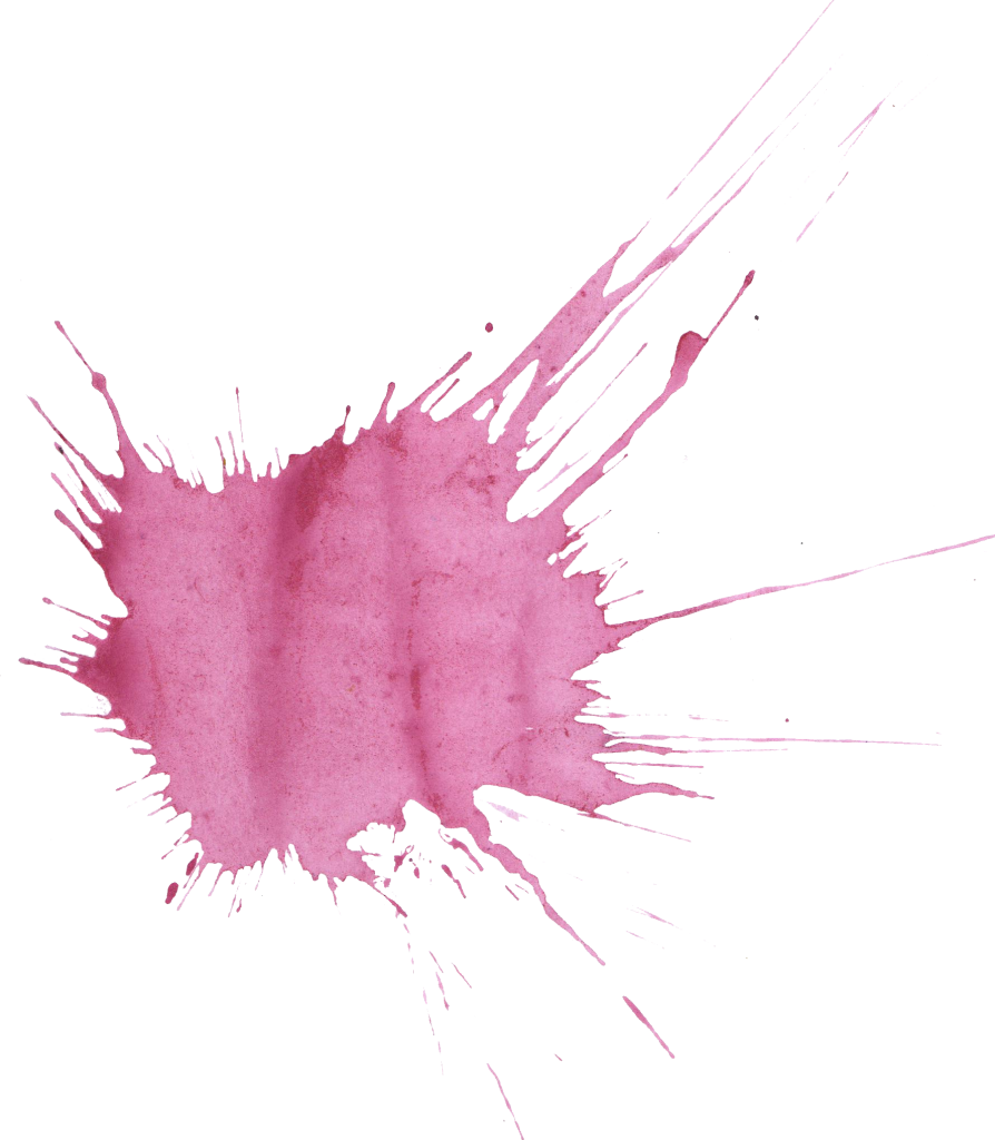 Clipart Royalty Free Library Purple Watercolor Splatter - Pink Paint Splatter Png (894x1024), Png Download