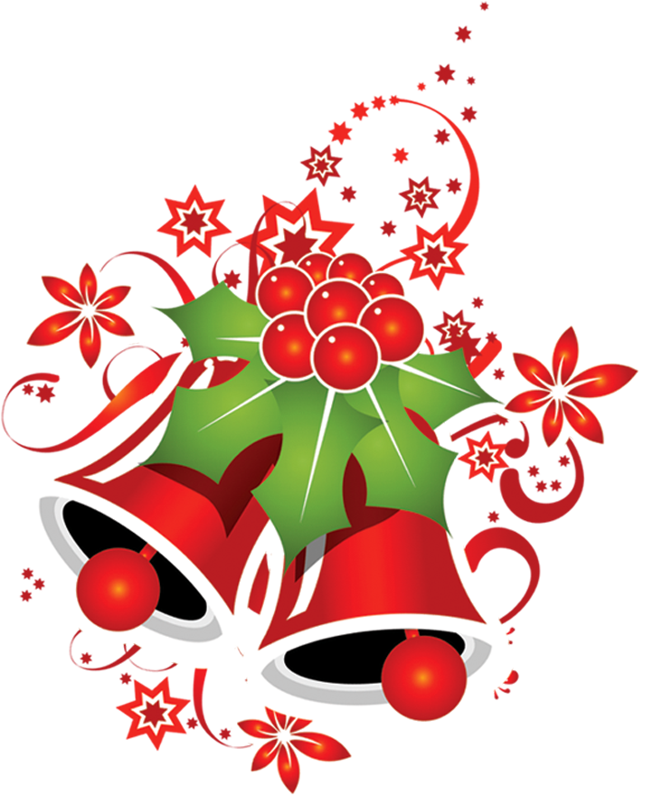 Woman Gift Wrapping Presents At A Shopping Center Clipart - Christmas Stars And Bells (765x924), Png Download