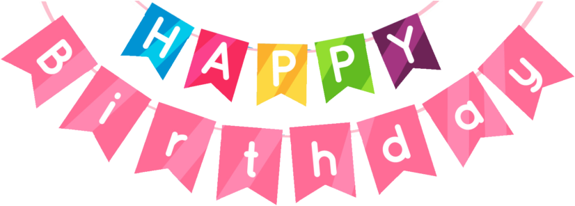 Happy Birthday Calligraphy Png Clipart - Personalised Baby Shower Bunting (1024x1024), Png Download