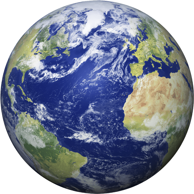 Earth Seen From Space - Earth Png (800x790), Png Download