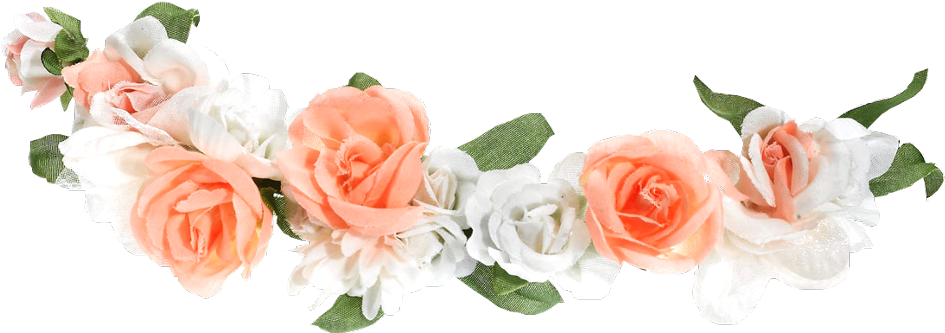 Flower Crown Png - Flower Crown For Photoshop (1000x355), Png Download