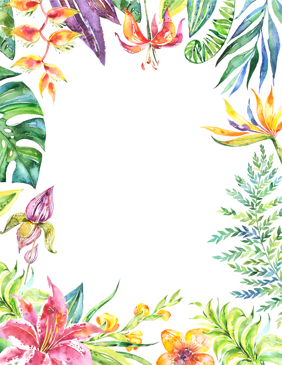 Flower Watercolor Background Clipart Watercolor Painting - Marmont Hill Inc Leaves In Motion Diptych, 24 X 18 (900x1166), Png Download