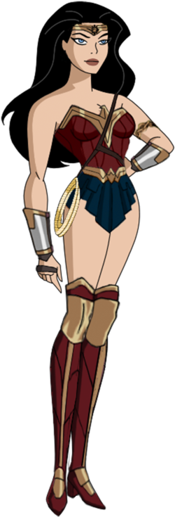 Picture Transparent Stock Collection Of Costume High - Wonder Woman Dc Cartoon (400x800), Png Download