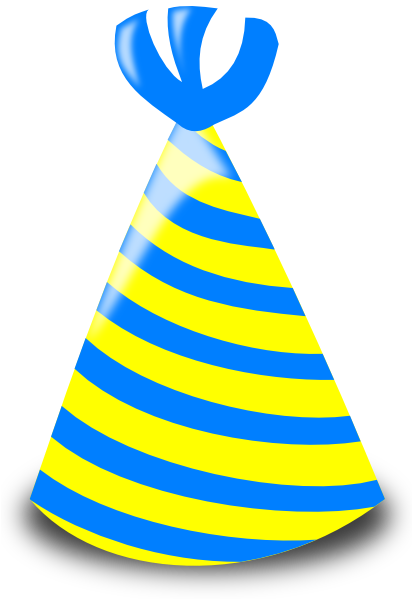 Best Free Birthday - Transparent Birthday Hat (426x600), Png Download