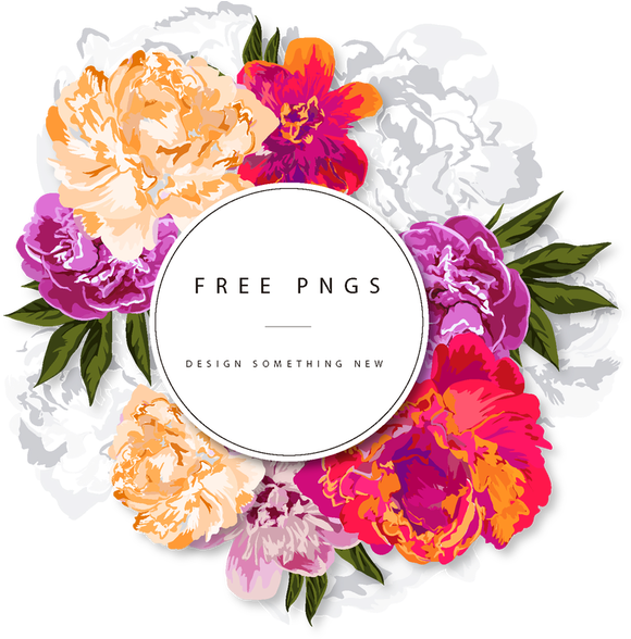Free Watercolor Pngs - Free Watercolour Flower Vector (589x593), Png Download