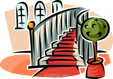 Banner Black And White Stock Stair Free Collection - Stairs At Home Clipart (480x335), Png Download