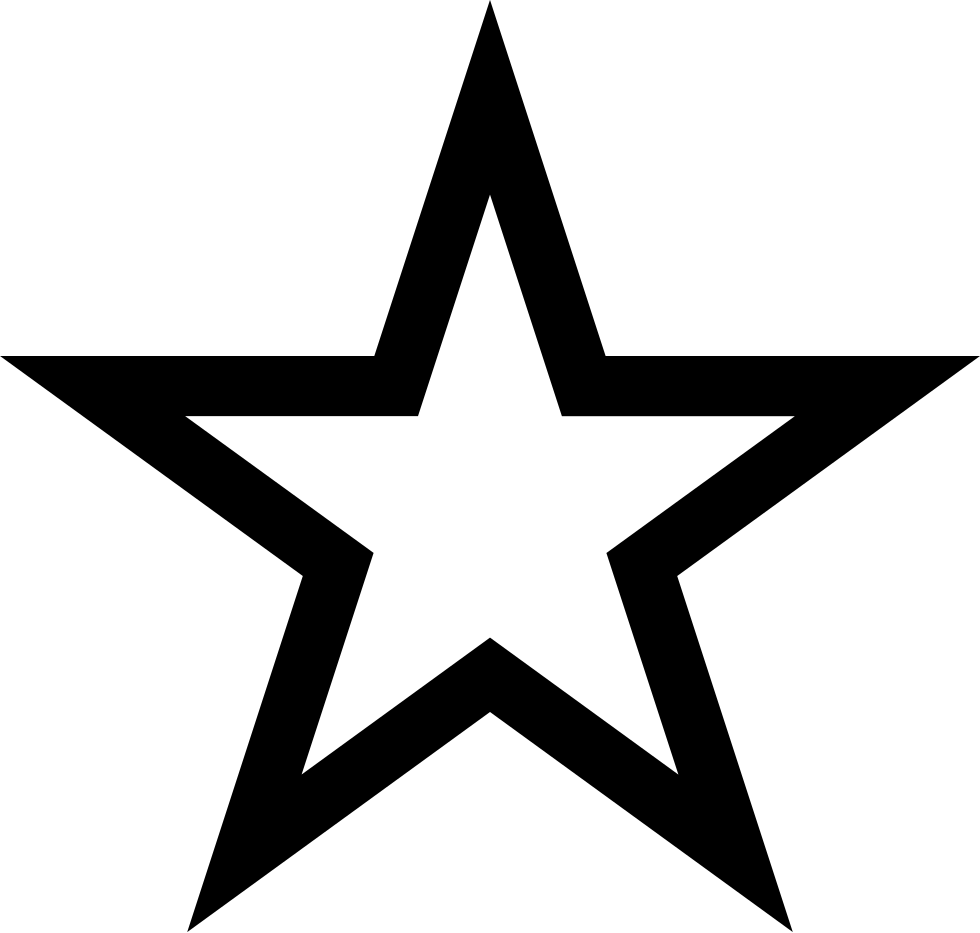 Png File - Star Outline (980x933), Png Download