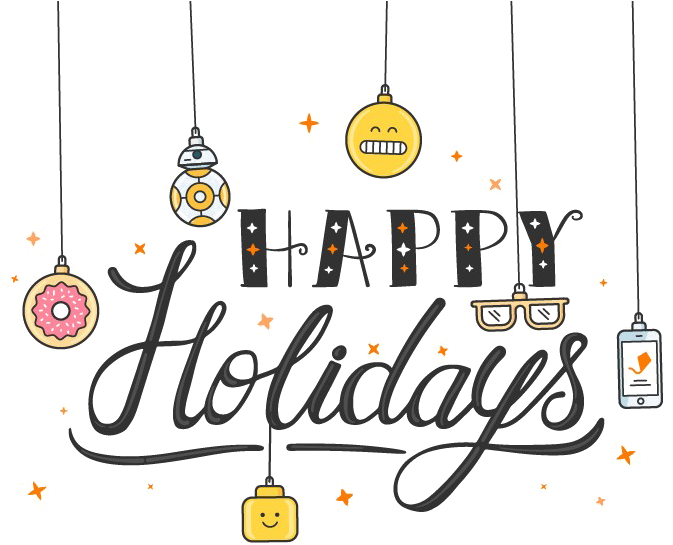 Happy Holidays Png Transparent Image - Happy Holidays Email Gif (800x600), Png Download