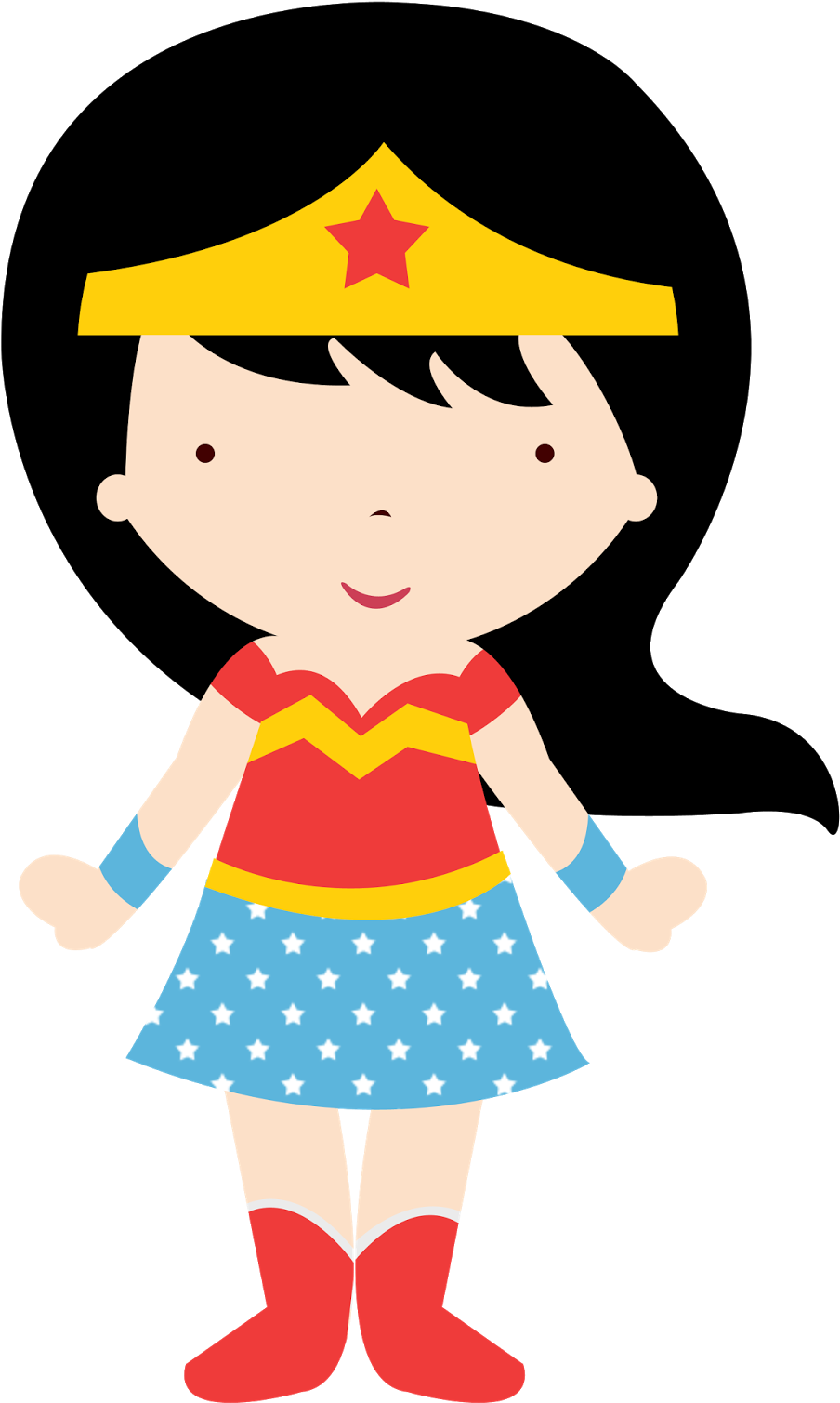 Wonder Woman Baby Clipart (1142x1600), Png Download