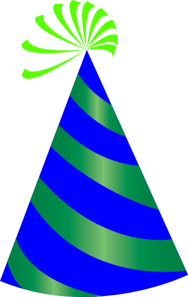 Birthday Hat Clipart - Birthday Clip Art Hats (378x596), Png Download