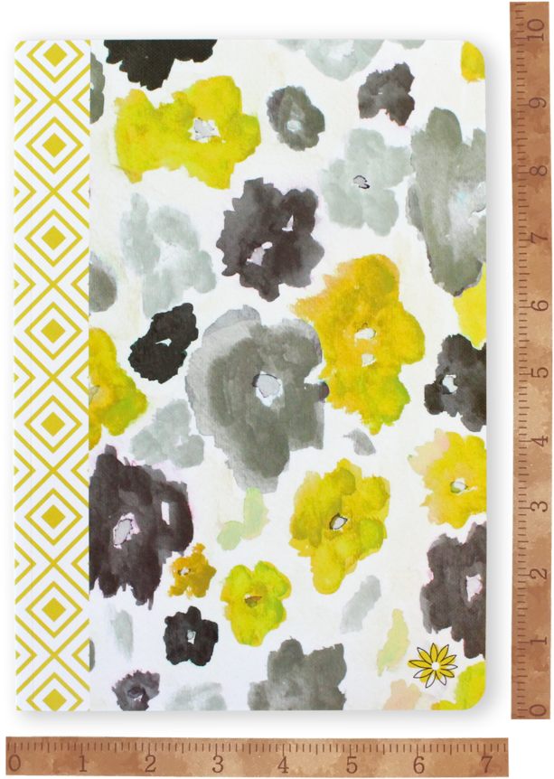 Notebook, Watercolor - Black Calendars By Bloom Daily Planners - Black (800x989), Png Download