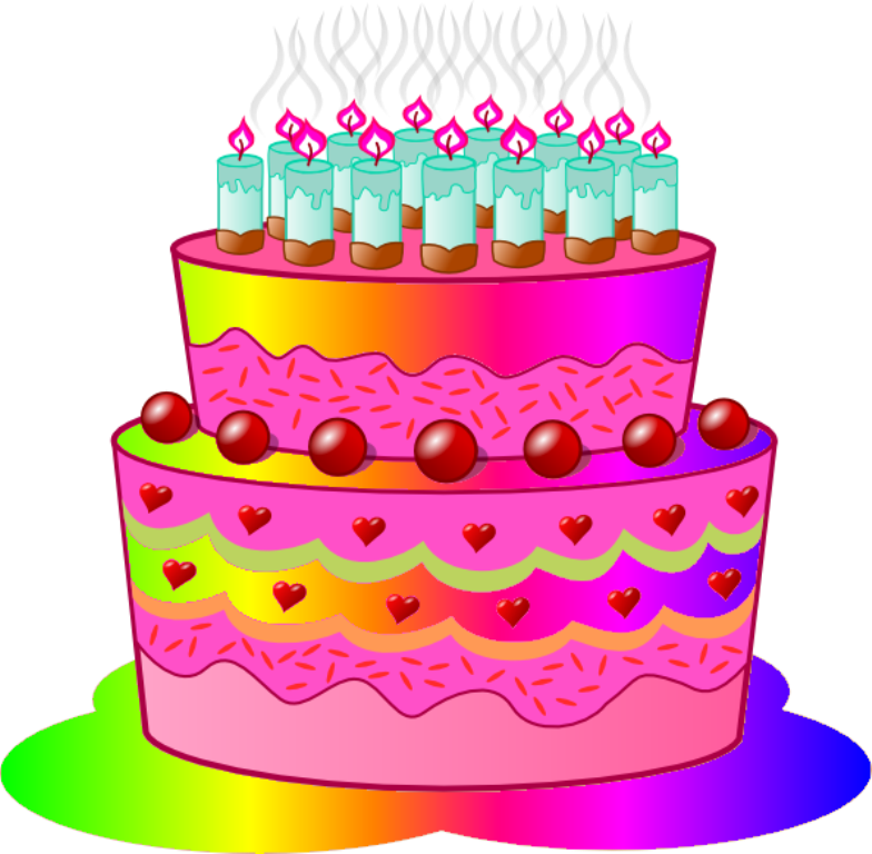 Animated Pics Recipe Pictures Of Cakes Otona - Birthday Cake Clip Art (784x768), Png Download