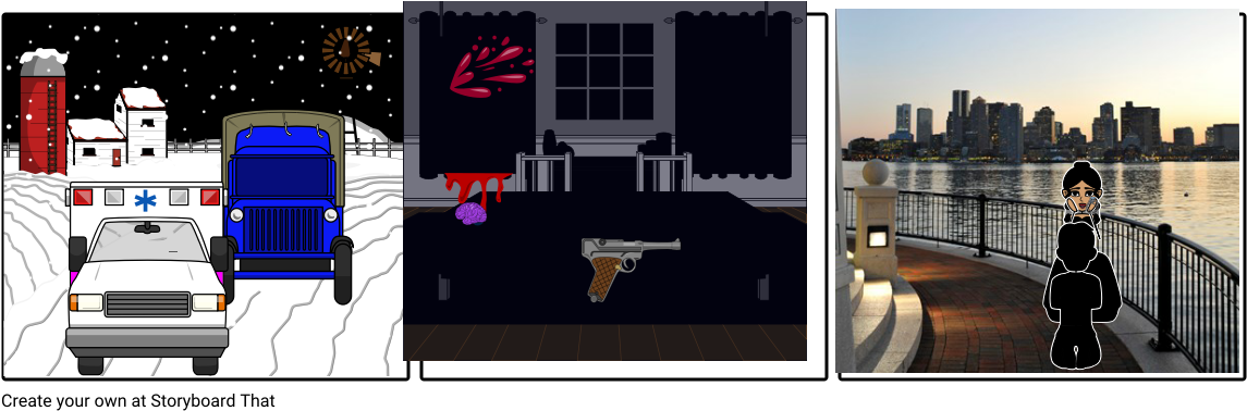 Deadpool - Boston Harbor (1164x385), Png Download