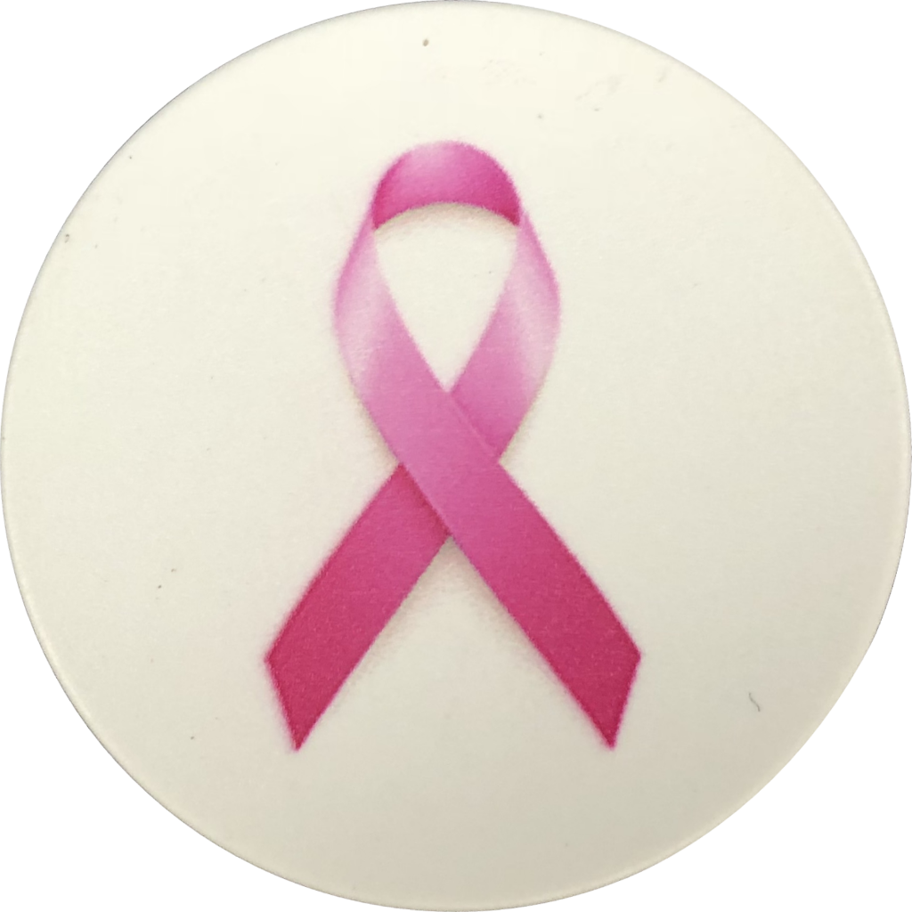 Breast Cancer Ribbon Fun Pop - Awareness Ribbon (1024x1024), Png Download