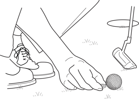 Golf Balls Golf Course Golf Clubs Golf Stroke Mechanics - Golf Ball (477x340), Png Download