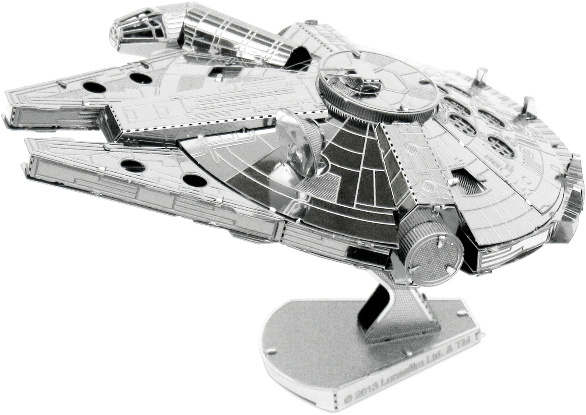 Metal Earth Star War Millennium Falcon - Metal Earth Millennium Falcon (600x405), Png Download
