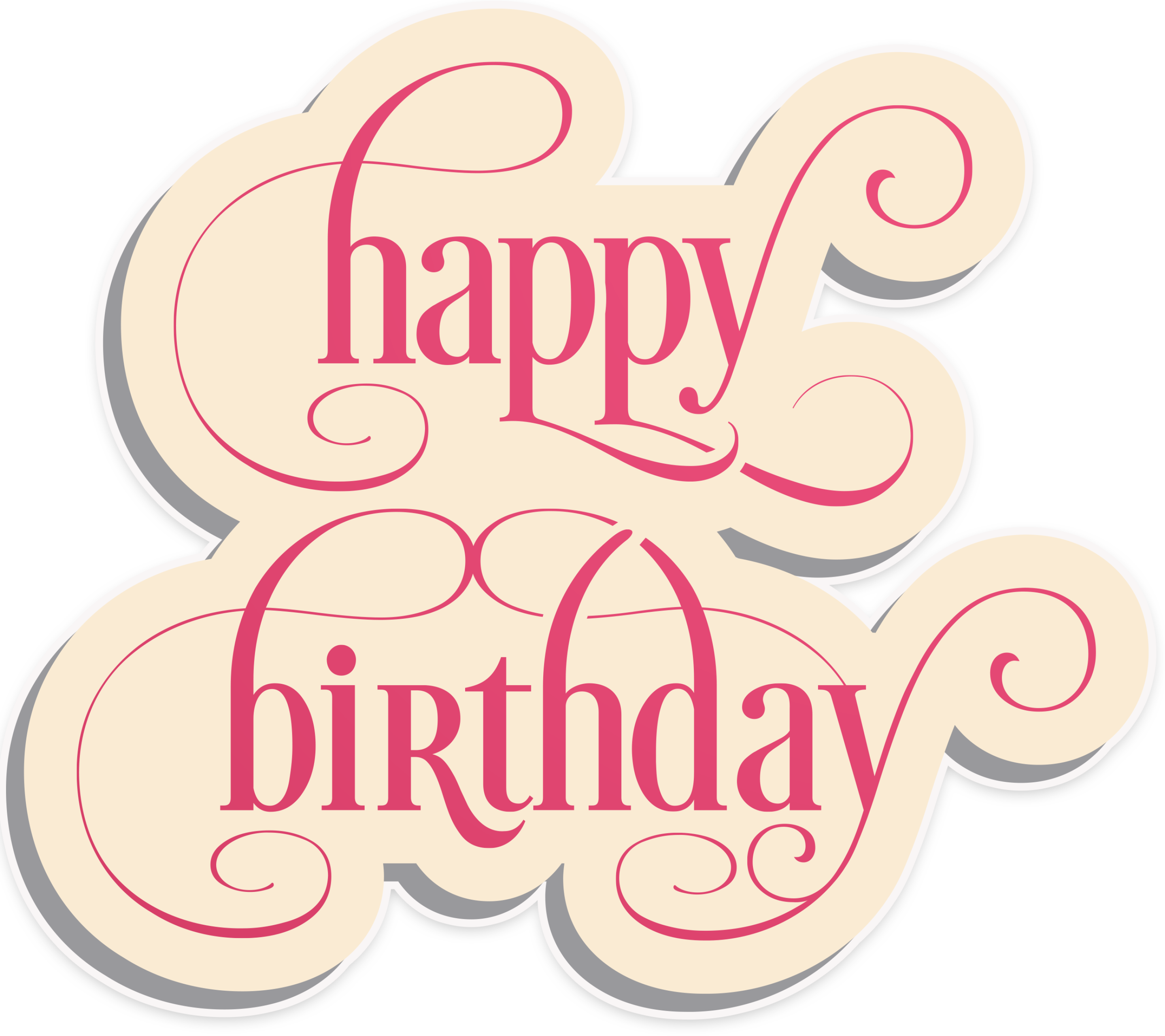 15 Happy Birthday Vintage Png For Free Download On (2878x2560), Png Download