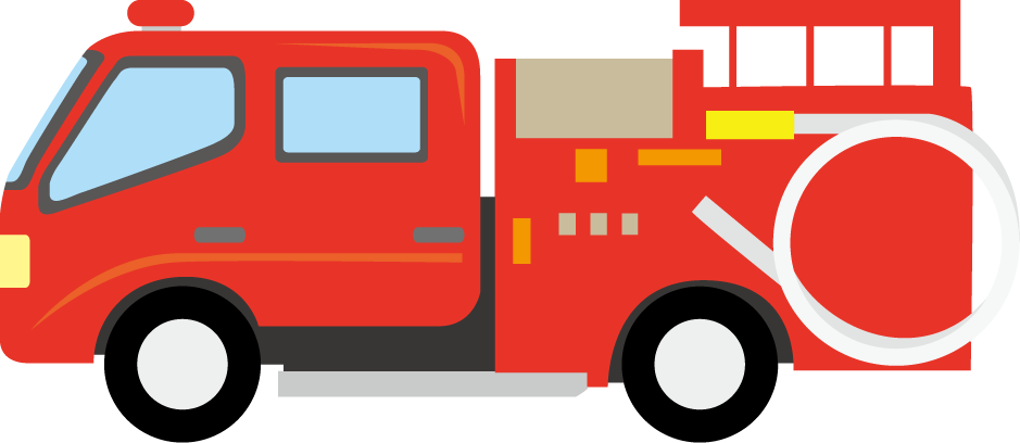 Vehicle Clipart Firefighter Truck - Fire Truck Clipart Png (939x408), Png Download