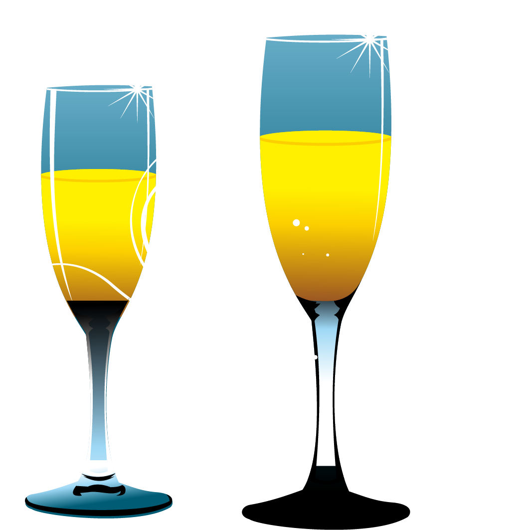 Champagne Wine Cocktail Wine Cocktail Wine Glass - Cocktail (1122x1167), Png Download