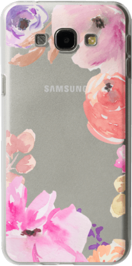 Cute Painted Flowers / Watercolor Flowers Iphone Fresca - Smartphone (300x547), Png Download