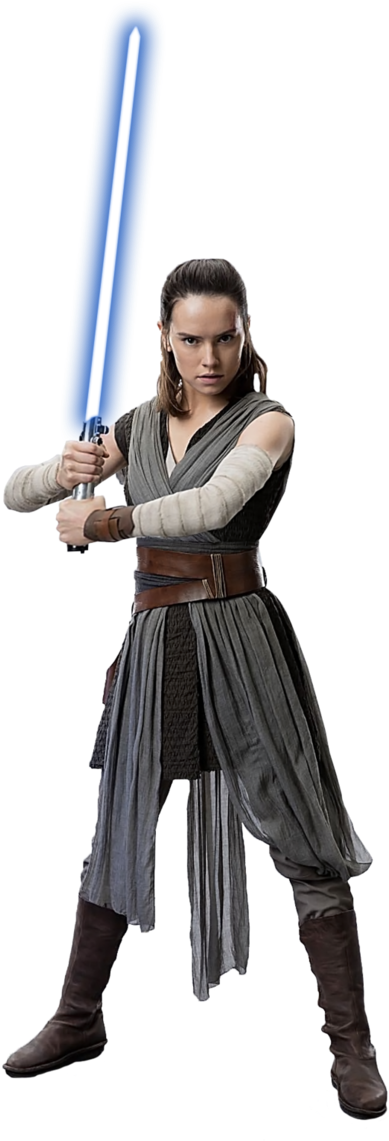 Star Wars Png - Rey Last Jedi Costume (670x1193), Png Download