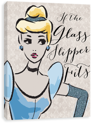 Cinderella Glass Slipper - Stunning Blue Dooney & Bourke Shoulder Bag (500x500), Png Download