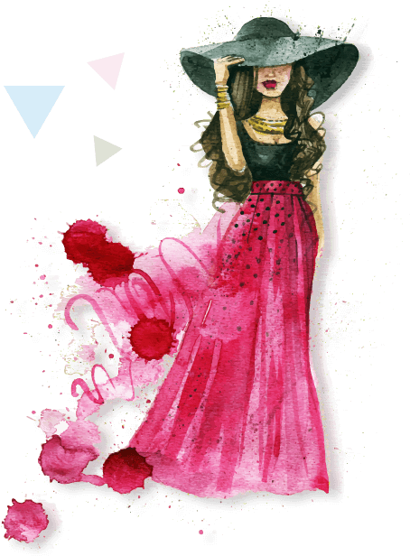 A Story Behind - Fashion Wallpaper Girly (460x620), Png Download