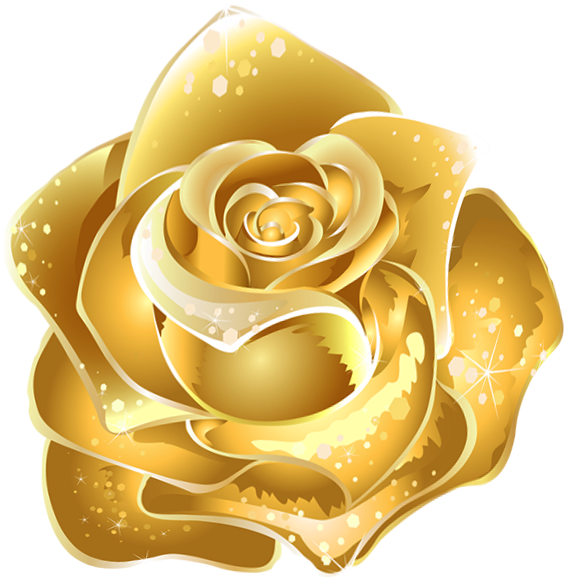 Download Gold Png Picture - Gold Flower Png - HD Transparent PNG