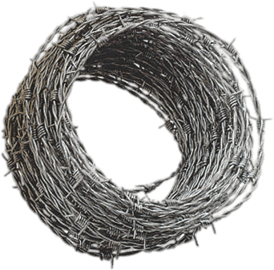 Barbed Wire Roll - Transparent Barbed Wire Png (400x400), Png Download
